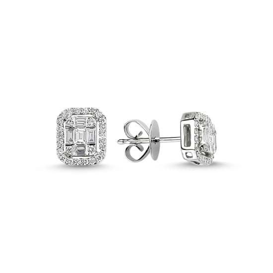 0.45 ct Tasarım Tektaş Küpe için detaylı bilgi göster 0.45 ct Tasarım Tektaş Küpe resmi