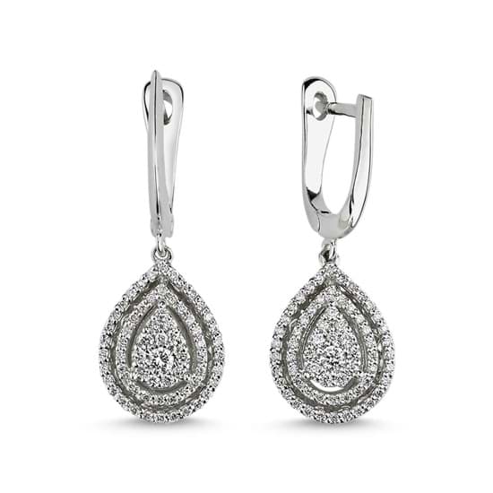 0.54 ct Tasarım Pırlanta Küpe için detaylı bilgi göster 0.54 ct Tasarım Pırlanta Küpe resmi